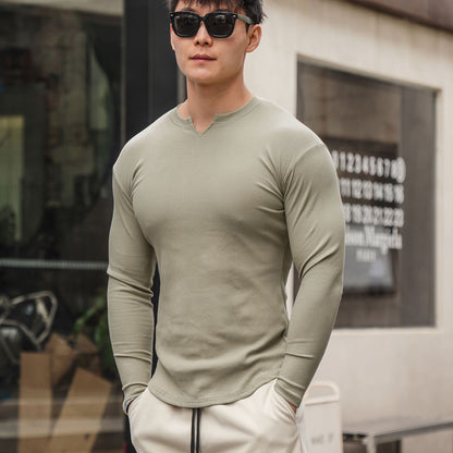 Slim-Fit Casual Pullover