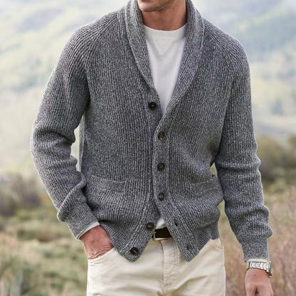 Men's Acrylic Cardigan Coat