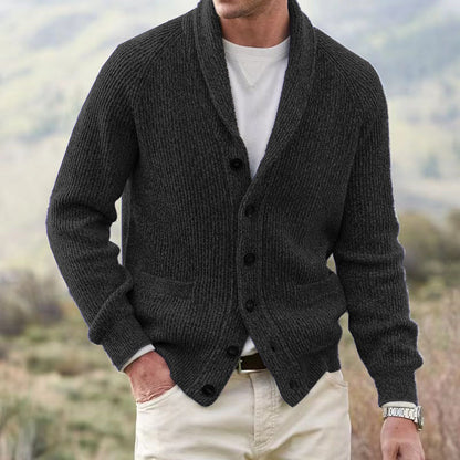 Men's Acrylic Cardigan Coat