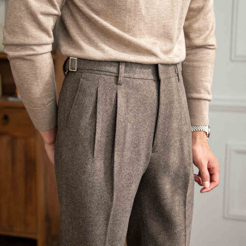 Thick Casual Trousers