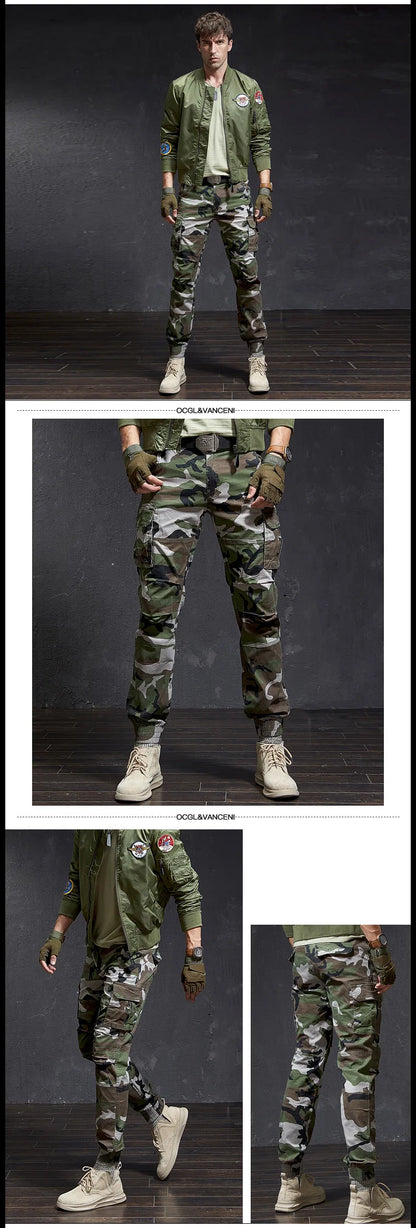 Camouflage Cargo Joggers