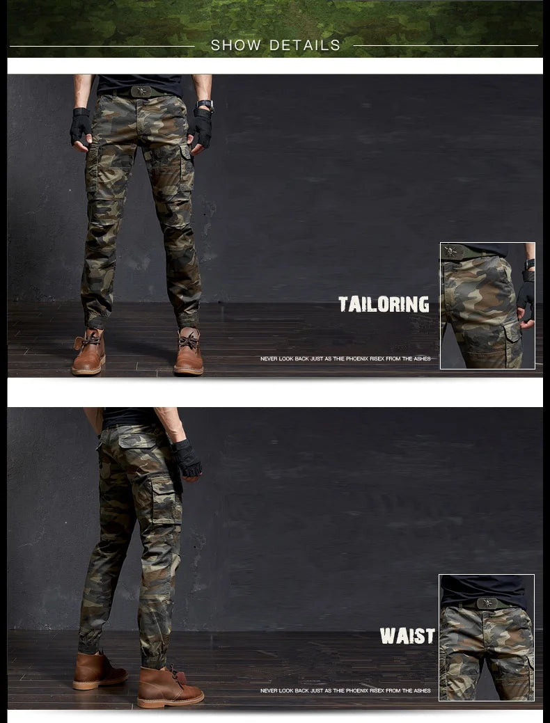 Camouflage Cargo Joggers