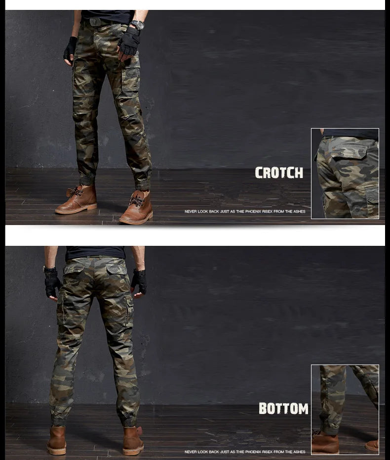 Camouflage Cargo Joggers