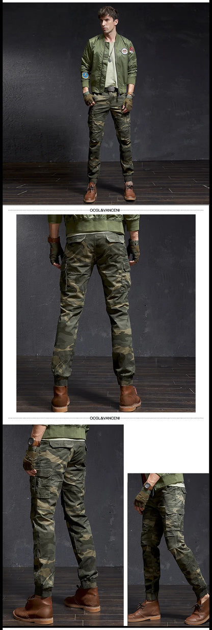 Camouflage Cargo Joggers